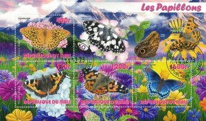MALI 2023 - Butterflies /complete set (sheets+block) - 4 scans