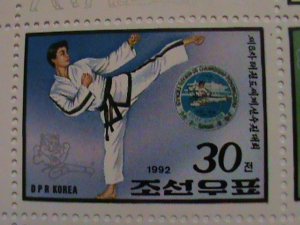 ​KOREA- 1992-SC#3136a-  8TH WORLD TAEKWONDO CHAMPIONSHIPS-MNH S/S VERY FINE