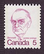 Canada #590 Richard B. Bennett MNH single