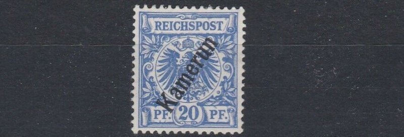 CAMEROUN  1897  S G K4   20PF  ULTRAMARINE   MH 