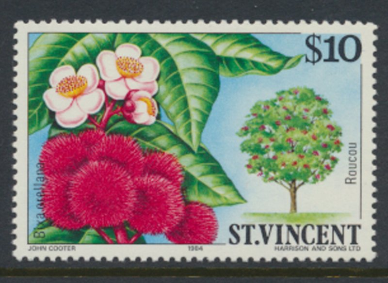 St. Vincent  SC# 730  MNH Flowering Trees 1984 see detail & scan