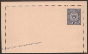 Austria Rohrpost RK13a Pneumatic Mail Postal Stationery Cardletter UNUSED 107874