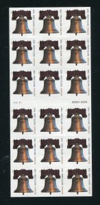 4128c Liberty Bell Booklet of 18 Forever Stamps MNH 2009