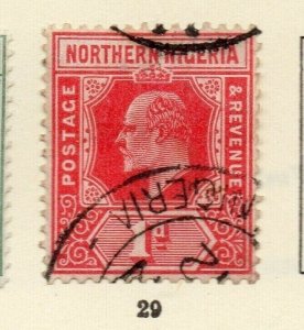 Northern Nigeria 1910 Early Issue Fine Used 1d. NW-165622