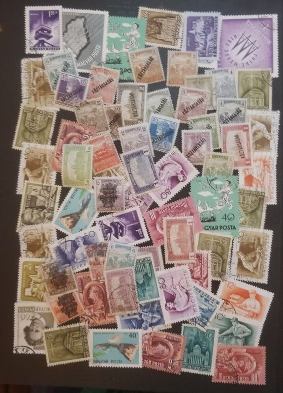 HUNGARY Used and CTO Stamp Lot Collection T2090