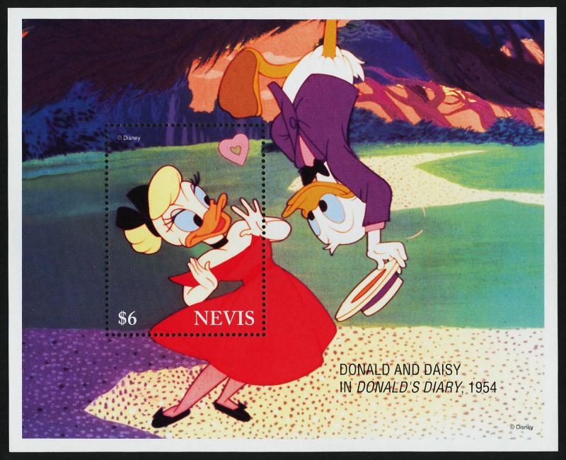 Nevis 894-5 MNH Disney, Valentines