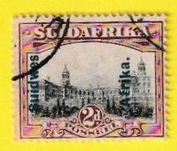 SOUTH-WEST AFRICA SCOTT#88 1927 2d UNION BUILDINGS, PRETORIA - USED