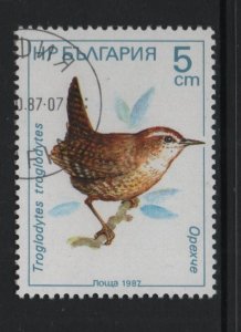 Bulgaria   #3281   cancelled  1987  songbirds  5s