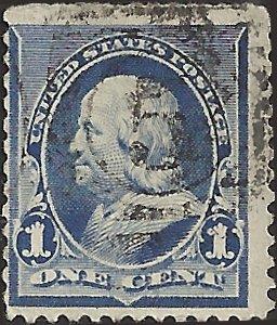 # 219 DULL BLUE USED BEN FRANKLIN SCV-0.75