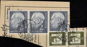Germany,Sc.#720 used pair, Heuss