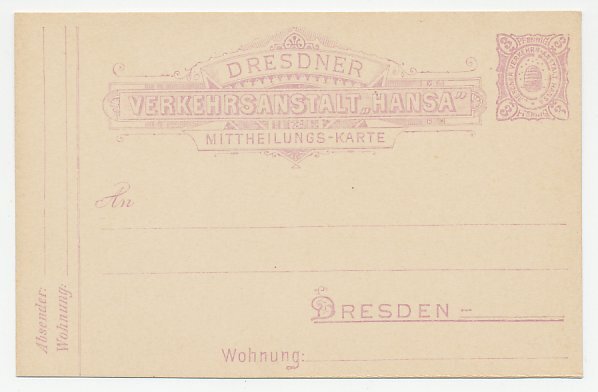 Local mail stationery Dresden Bee - Beehive