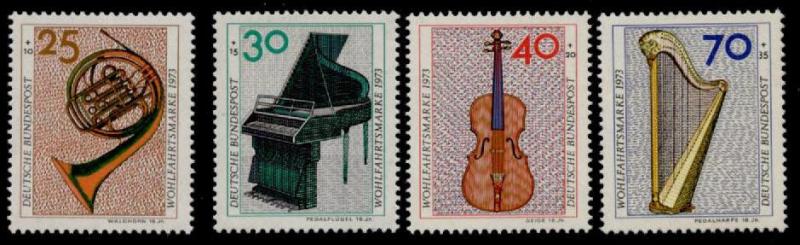 Germany B503-6 MNH Musical Instruments