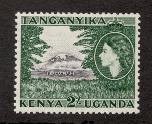 Sc #114 - KUT - 1954 - QEII & Kilimanjaro - 2/ - MH - superfleas -  cv$14