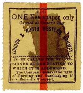 (I.B) London & North Western Railway : Newspaper Parcel (single)