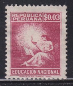 Peru RA35 Education 1952