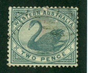 Western Australia 1890 #63 U SCV (2024) = $4.50