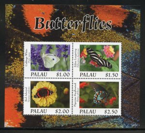 PALAU  2020 BUTTERFLIES SHEET MINT NH