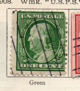 United States 1908 Early Issue Fine Used 1c. NW-265538