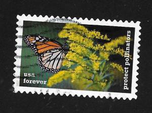 SC# 5232 - (47c) - Protect Pollinators: Monarch & goldenrod, Used Single