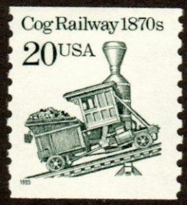 United States 2463 - Mint-NH - 20c Cog Railway (1995) (cv $0.40)