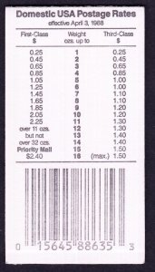 US BK160 (2285b) MNH (Exploded) CV $11.00