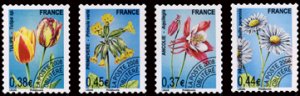 Scott #3423-6 Flowers Precanceled MNH