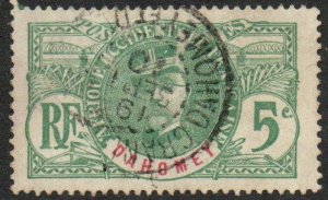 Dahomey Sc #20 Used; Mi #21