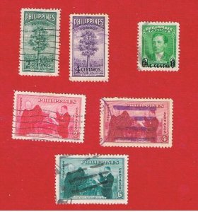 Philippines #540 /550  VF used   2 sets + single   Free S/H