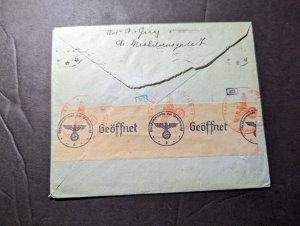 1942 Censored Norway Cover Bergen to Lausanne Switzerland