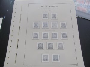 Germany 1924-1932 LIGHTHOUSE PAGES- LIKE NEW (208)