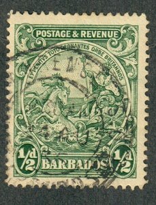 Barbados #166 used single