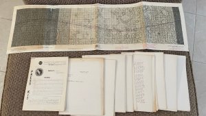 APOLLO 12 EXTRAORDINARY COLLECTION OF STAPLE BOUND REPORTS, PRESS KIT & MAP