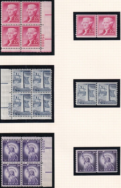 US Stamps - General Issues of 1954-1968