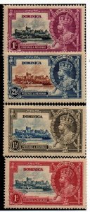 Dominica 90-93 Set Mint hinged