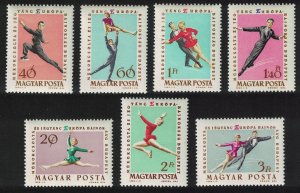Hungary European Figure Skating Championships 7v 1963 MNH SG#1868-1874