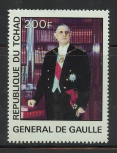 Chad Scott 333 MNHOG - 1977 Charles de Gaulle - SCV $3.00