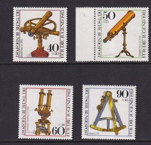 Germany  #B583-B586  MNH  1981  optical instruments