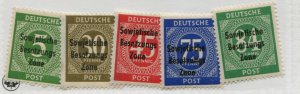 GERMANY DDR  10N17-21   MNH