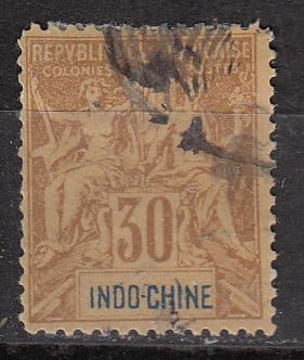 Indo-China Indochine 15 Cer 11 Forgery  F/VF 1892 SCV $8.00*