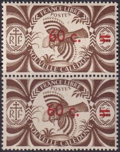 New Caledonia 1945 Sc 267 pair MNH**