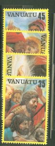 Vanuatu #342-5  Single (Complete Set)