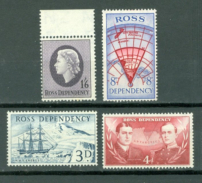 NEW ZEALAND ROSS DEP. #L1-L4...SET...3MNH...$12.00