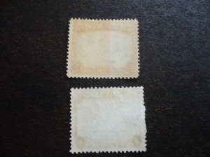 Stamps - Western Samoa - Scott# 168, 170 - Used & MNH Part Set of 2 Stamps