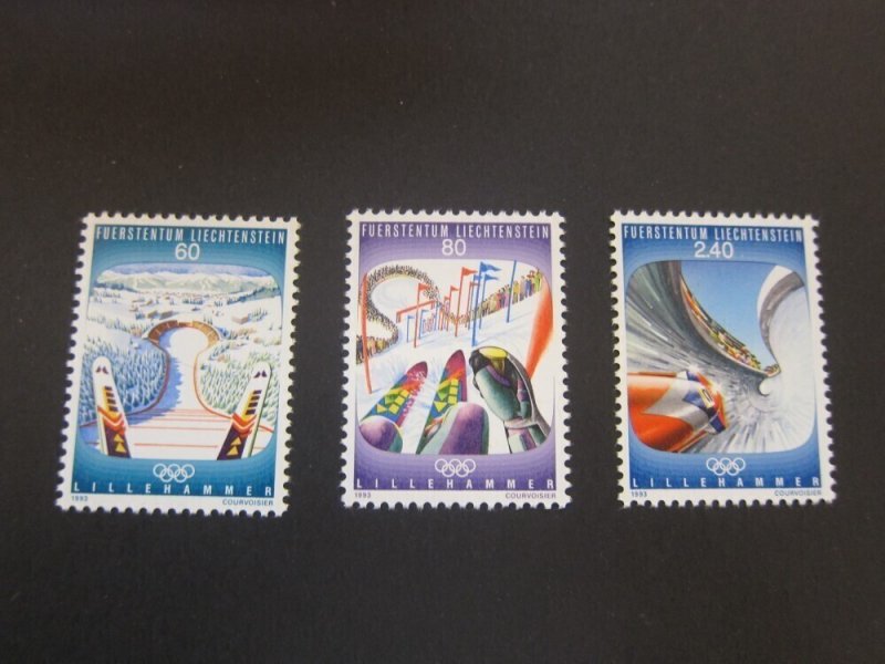 Liechtenstein 1993 Sc 1016-18 set MNH