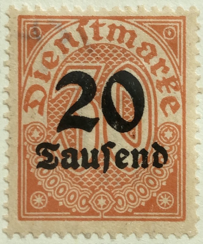 AlexStamps GERMANY #O30 VF Mint 