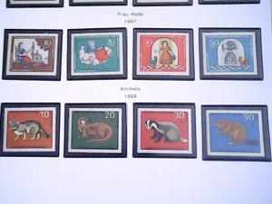 1966-68  Germany  Semi-Postal Stamps, MNH  full page auction