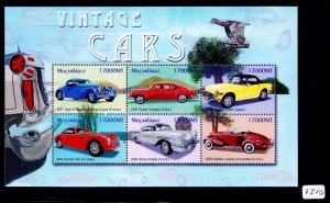 Mozambique Sc 1710  - Classic Automobiles 2002 Issue MNH Impala Cadillac