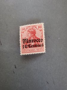 Stamps German Offices in Morocco Scott #35 never hinged