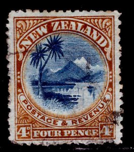 New Zealand Scott 113 Used Lake Taupo stamp wmk 61,