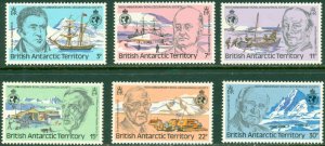 BRITISH ANTARCTIC TERR 76-81 MNH BIN $2.00